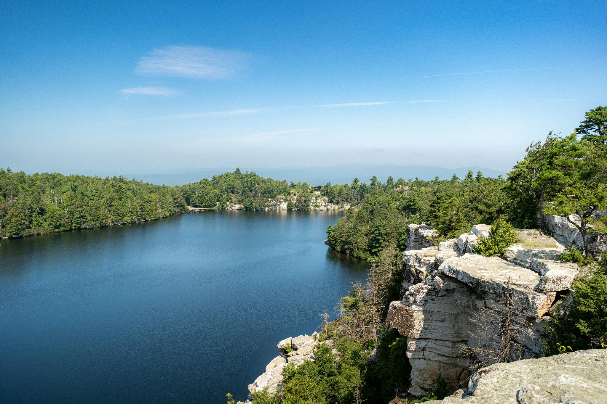 Hiking at Minnewaska State Park
